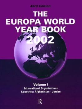 Hardcover Europa World Year Bk 2002 V1 Book