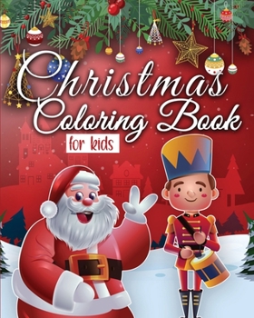 Paperback Christmas Coloring Book for kids Book
