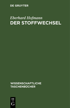 Hardcover Der Stoffwechsel [German] Book