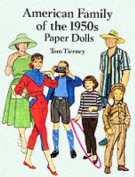 Paperback American Family of the 1950s Paper Dolls Book