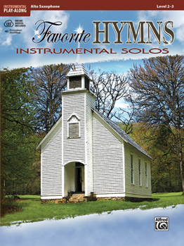 Paperback Favorite Hymns Instrumental Solos: Alto Sax, Book & Online Audio Book