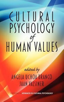 Hardcover Cultural Psychology of Human Values (Hc) Book