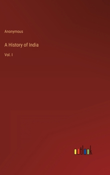 Hardcover A History of India: Vol. I Book