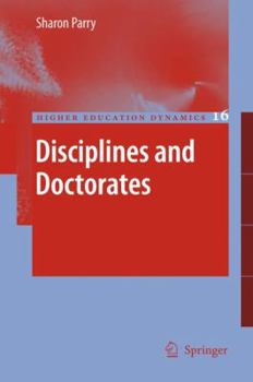 Paperback Disciplines and Doctorates Book