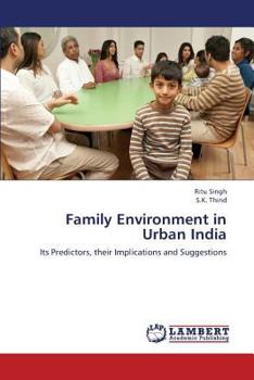 Paperback Family Environment in Urban India Book