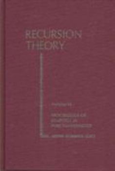 Hardcover Recursion Theory (Proceedings of Symposia in Pure Mathematics) Book