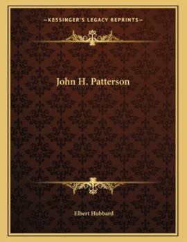 Paperback John H. Patterson Book