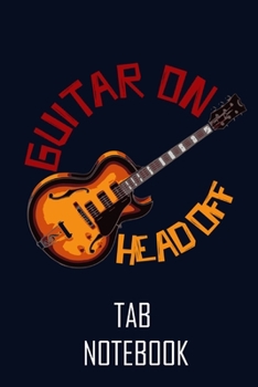 Paperback Guitartab Notebook - 100 Pages Book