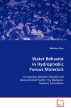 Paperback Water Behavior in Hydrophobic Porous Materials Book