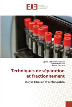 Paperback Techniques de séparation et fractionnement [French] Book