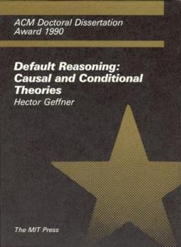 Hardcover Default Reasoning: Causal and Conditional Theories Book