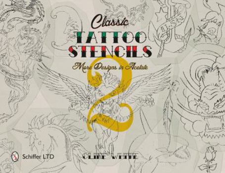 Hardcover Classic Tattoo Stencils 2: More Designs in Acetate Book