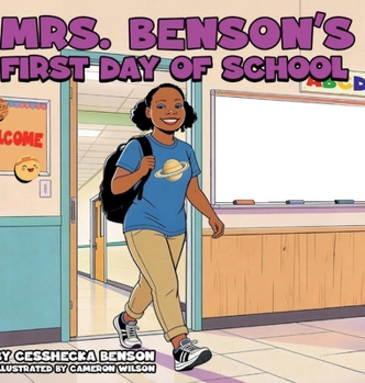 Hardcover Mrs Benson's First Day of School Book