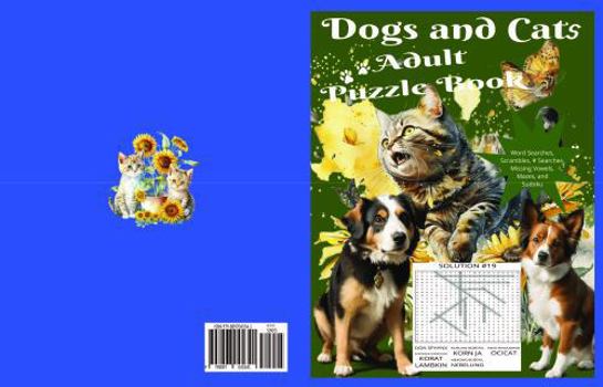 Dogs and Cats Adult Puzzle Book