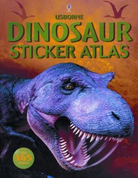 Paperback Dinosaur Sticker Atlas Book