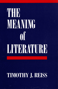 Paperback The Meaning of Literature Book