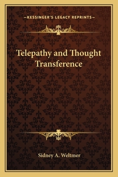 Paperback Telepathy and Thought Transference Book