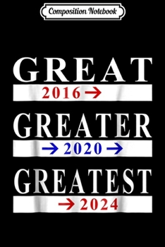 Composition Notebook: Great Greater Greatest Trump Won and Will Win Again  Journal/Notebook Blank Lined Ruled 6x9 100 Pages