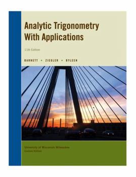 Textbook Binding Analytic Trigonometry with Applications, 11th Edition Book