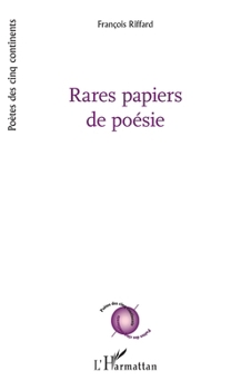 Paperback Rares papiers de poésie [French] Book