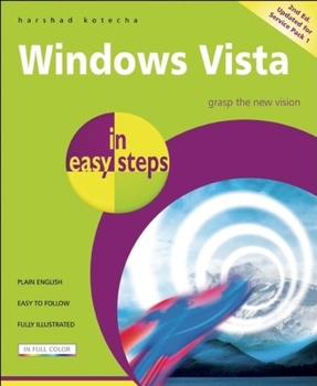 Paperback Windows Vista in Easy Steps Book