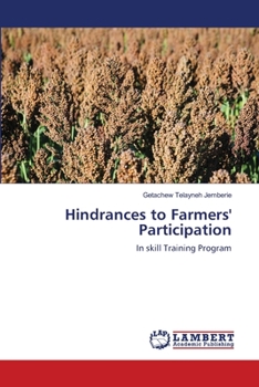 Paperback Hindrances to Farmers' Participation Book
