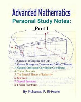 Paperback Advanced Mathematics Personal Study Notes: Part I Book