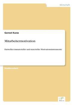 Paperback Mitarbeitermotivation: Darstellen immaterieller und materieller Motivationsinstrumente [German] Book