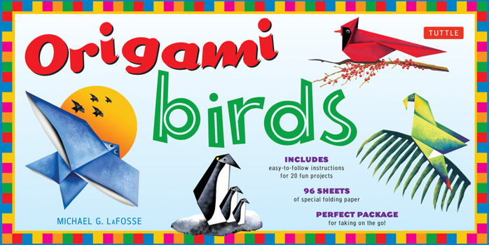 Paperback Origami Birds Kit: Make Colorful Origami Birds with This Easy Origami Kit: Includes 2 Origami Books, 20 Projects & 98 High-Quality Origam [With 96 She Book