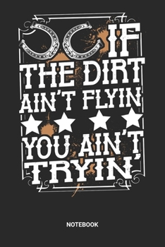 Notebook: Dotted Lined Barrel Racing Themed Notebook (6x9 inches) ideal as a Chasing Cans Cloverleaf Journal. Perfect as a Horse Riding Book for all ... Lovers. Great gift for Kids, Men and Women