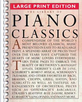 Paperback Piano Classics [Large Print] Book
