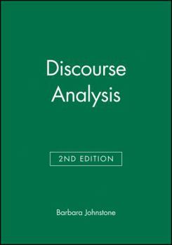 Paperback Discourse Analysis Book