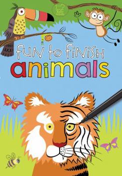 Paperback Fun to Finish Animals Book