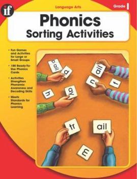 Paperback Phonics Sorting Activities, Grade 1 Book