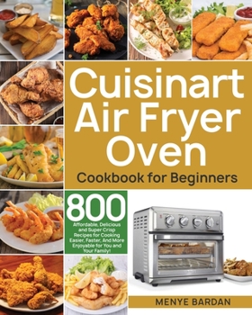Paperback Cuisinart Air Fryer Oven Cookbook for Beginners Book