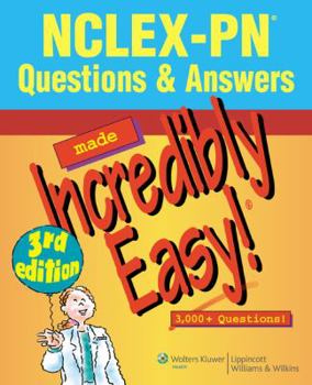 Paperback NCLEX-PN Questions & Answers Made Incredibly Easy! Book