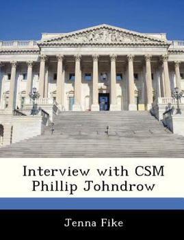 Paperback Interview with CSM Phillip Johndrow Book