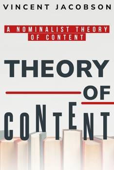 Paperback A nominalist theory of content Book