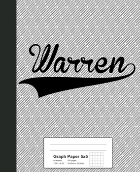 Paperback Graph Paper 5x5: WARREN Notebook Book