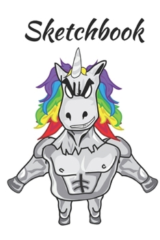 Sketch book: Cute Unicorn Kawaii Sketchbook for Girls Blank Paper for Drawing, Doodling or Learning to Draw, Sketch Books For Kids [120 pages | dotted paper | 6 x 9 inch | Soft Cover]