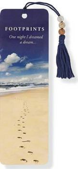 Misc. Supplies Beaded Bkmk Footprints Book