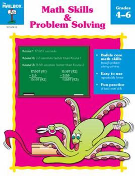 Paperback Math Skills & Problem Solving Grades 4-6 Book