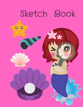 Paperback Sketch Book: For Girls 8.5x11 in @ 100 pages Book