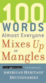 Paperback 100 Words Almost Everyone Mixes Up or Mangles Book