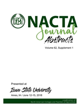 Paperback NACTA Journal Abstracts - Volume 62 Book