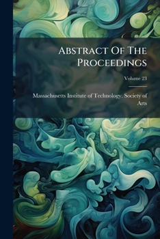 Paperback Abstract Of The Proceedings; Volume 23 Book