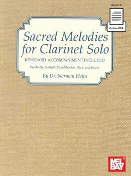 Paperback Sacred Melodies for Clarinet Solo Book