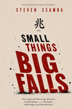 Paperback Small Things, Big Falls: How Ignored Warnings Become Catastrophes - in Cockpits, Marriages, and Boardrooms Book