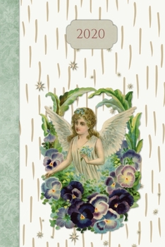 2020 Journal Diary: Fairy Pansy | 12 Months Week to page 150 pages 6x9 with plenty of Journal space - Contacts - Password - Birthday lists (2020 weekly planner organizer diary journal)