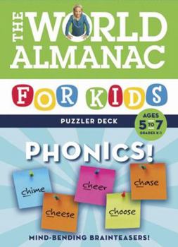 Paperback World Almanac Puzzler Deck: Phonics, Ages 5-7, Grades K-1 Book